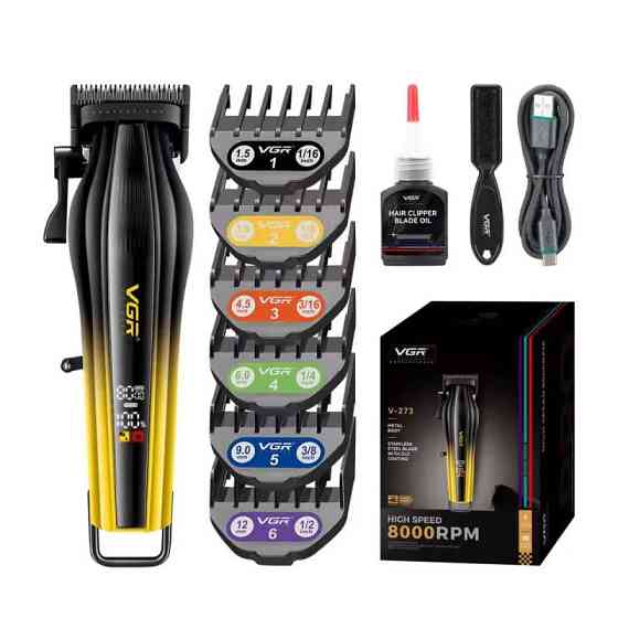 Машинка для стрижки аккумуляторная VGR V-273 GOLD 5 Вт золотистая Киев