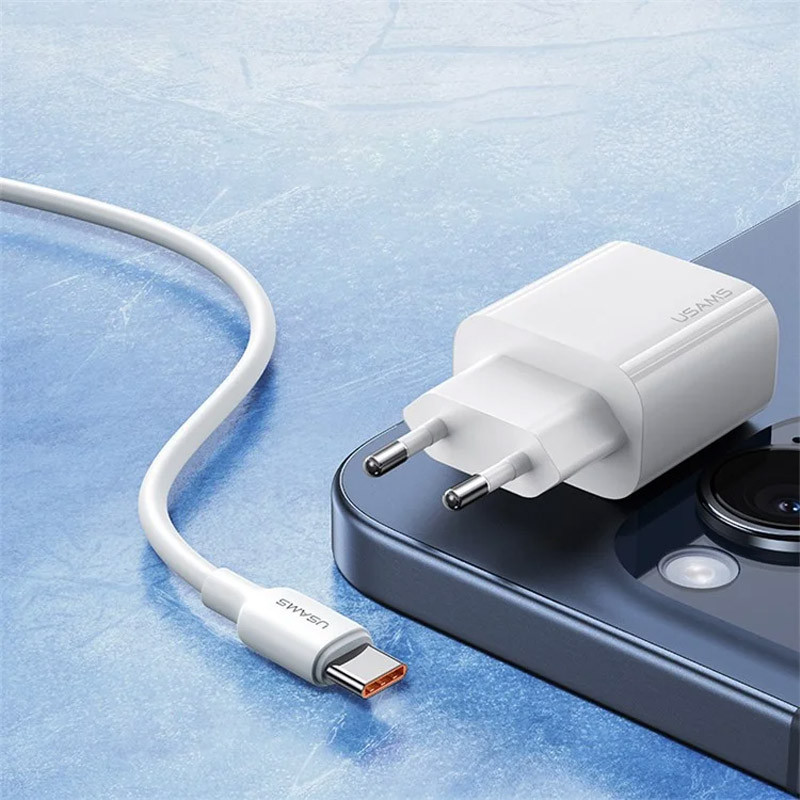СЗУ Usams US-CC226 Kit-Yi Ser. 20W (1USB-C) + кабель Type-C to Type-C Херсон - зображення 5