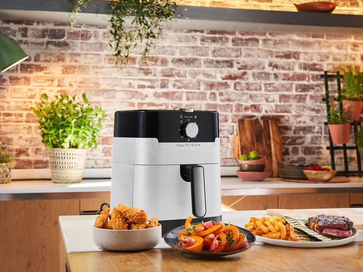 Мультипечь Tefal Easy Fry&Grill 2в1 EY501A10 1550 Вт серая Київ - зображення 7