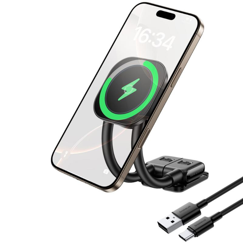 Автодержатель с БЗУ Baseus PrimeTrip C03s Pro Magnetic Wireless Charging (C0013B) Херсон - изображение 3