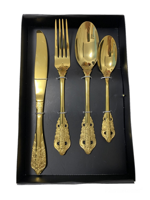 Набор столовых приборов Gold Vintage (на 4 персоны) Київ - зображення 7