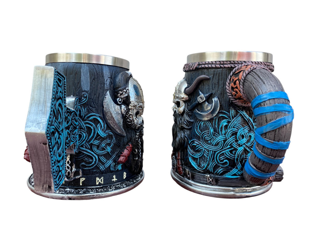 Подарочный набор Кружки 3 Бородастский Викинг Молот Тора Київ - зображення 2