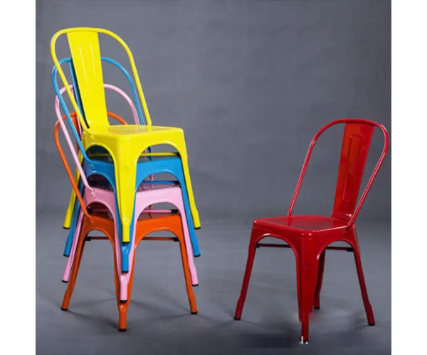 Стілець Толікс металевий жовтий Дніпро - зображення 4