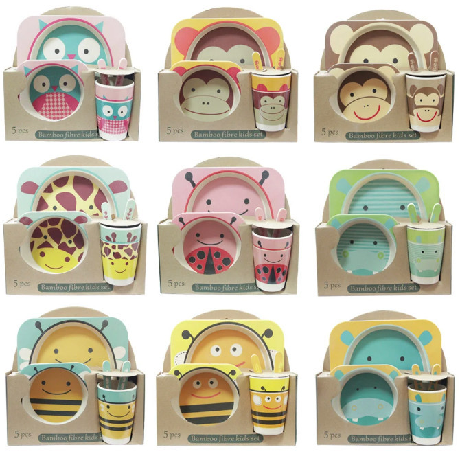 Дитячий посуд OLens Бамбук Про-8030-58 5 предметів Киев - изображение 1