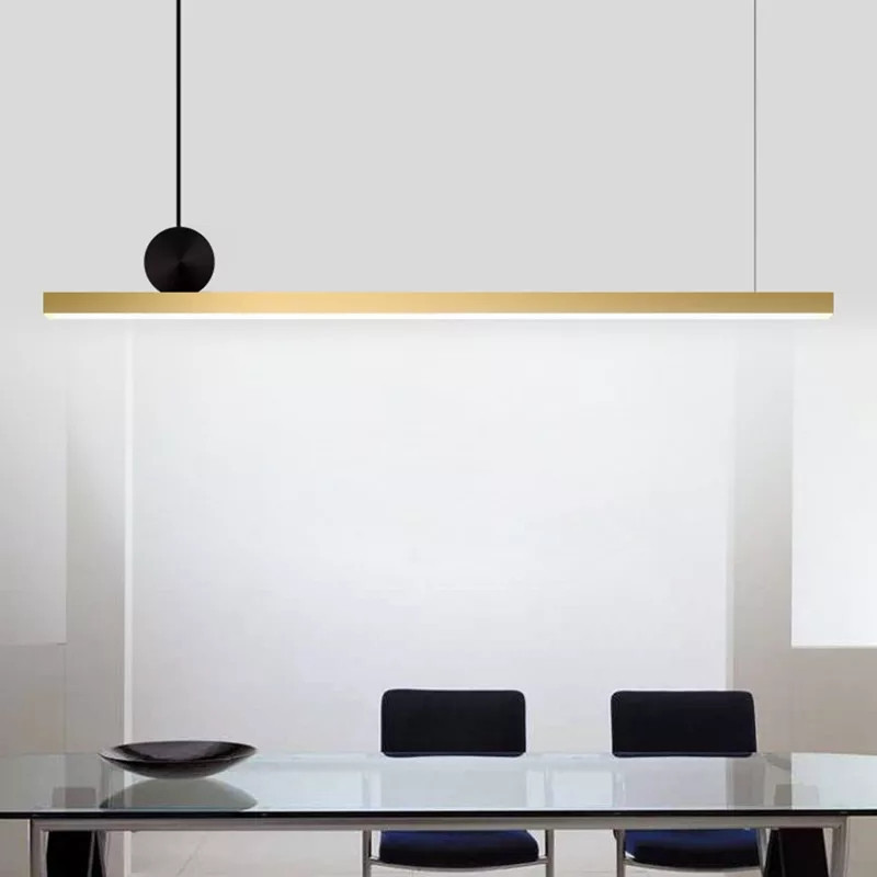 Люстра стельова LED D7056/880-k Золото 13-150х6х88 см. Київ - зображення 1