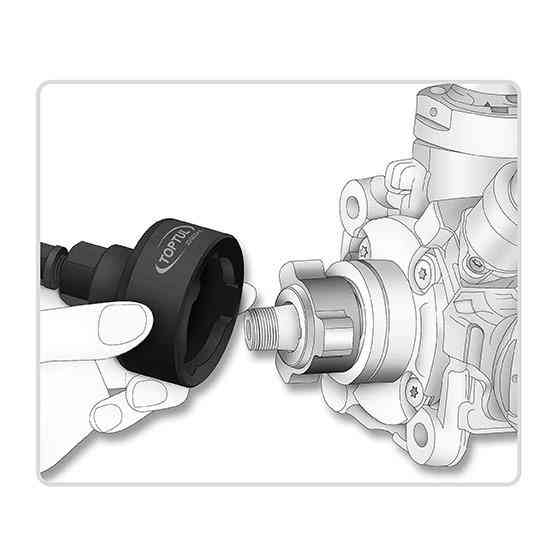 Съёмник зубчатого шкива дизельного топливного насоса VAG (VW/Audi/Skoda/SEAT, 1.4/1.6/2.0 TDI)  TOPT Харків