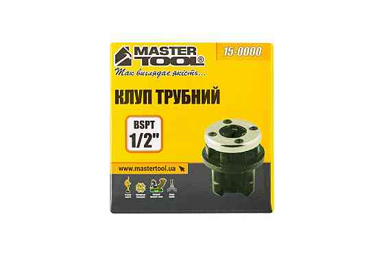 Клупп трубный для нарезания резьбы MASTERTOOL BSPT  1/2" 15-0000 Харьков