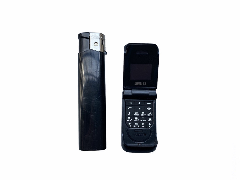 Маленький мобильный телефон раскладушка LONG-CZ J9 черный Киев - изображение 7
