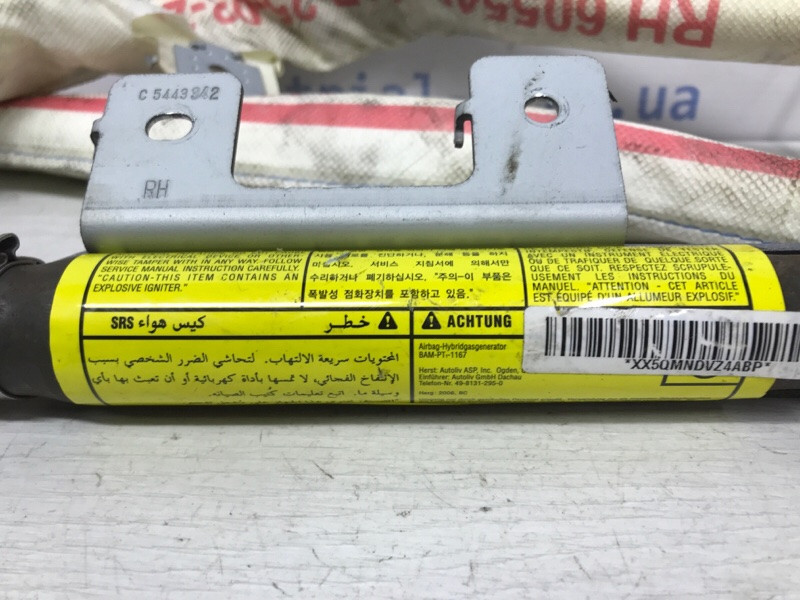 Airbag потолка(шторка) правый SsangYong Kyron 2005-2016 8622509001 (Арт. 45903) Київ - зображення 4