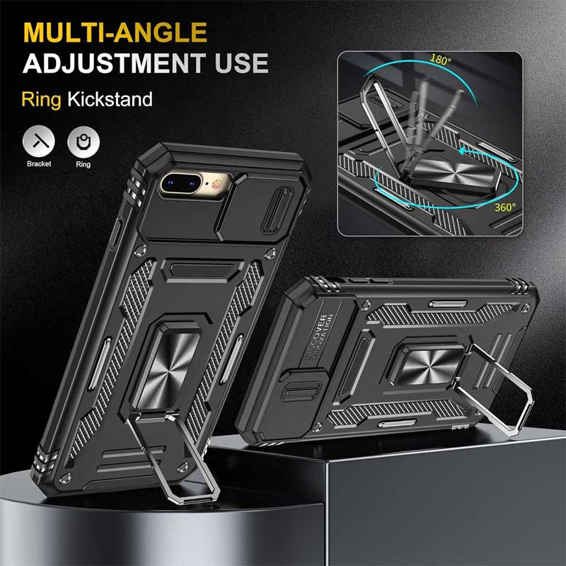 Ударопрочный чехол Camshield Army Ring для Apple iPhone 7 plus / 8 plus (5.5") Херсон - зображення 2