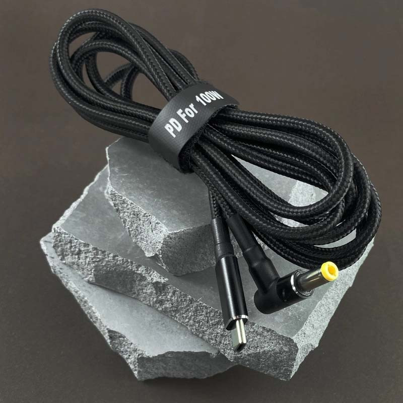 Кабель USB-C to DC 100W с набором переходников для ноутбука 10in1 Херсон - зображення 3