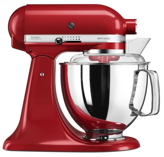 Міксер планетарний KitchenAid Artisan 5KSM175PSEER 300 Вт червоний Київ - зображення 1