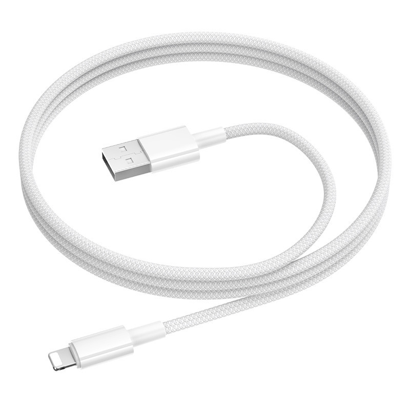 Дата кабель Borofone BX117 Source USB to Lightning 2.4A (1m) Херсон - зображення 2