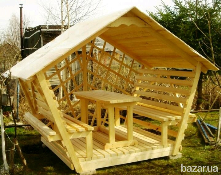 Веранда деревянная. Терраса из дерева. Пристройка к дому. Київ - зображення 3