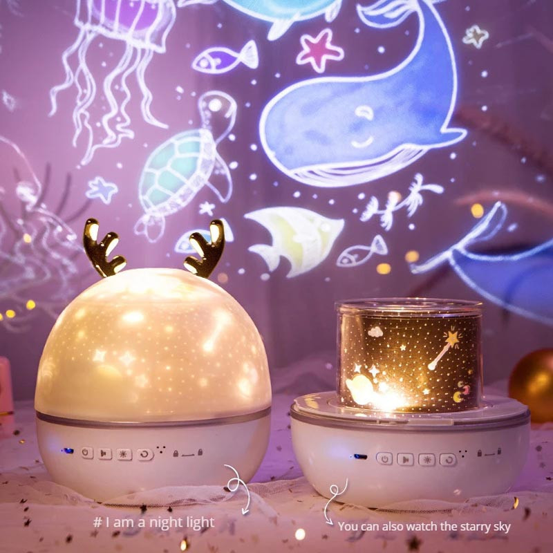 Ночник Moon E05 with Bluetooth 1200 mAh Херсон - зображення 6