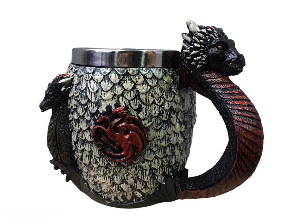 Кружка Чашка Бокал Игра Престолов Fire and Blood Targaryen 3D Дом Таргариен Таргариены Київ - зображення 7