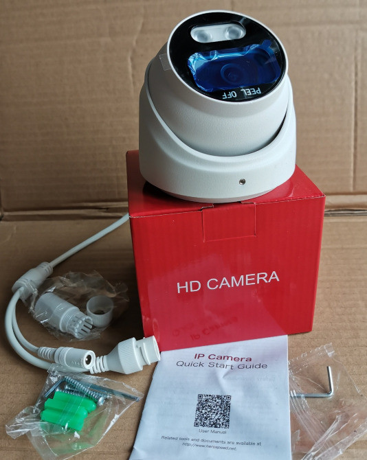 Новая IP видеокамера 5 Mp / Sony / PoE / f=2.8mm / Звук / Карта памяти Київ - зображення 3