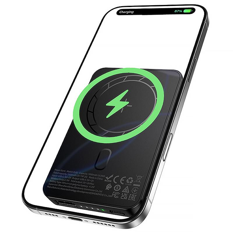 Портативное ЗУ Power Bank Borofone BJ82 Dawn 20W с БЗУ 5000 mAh Херсон - зображення 2