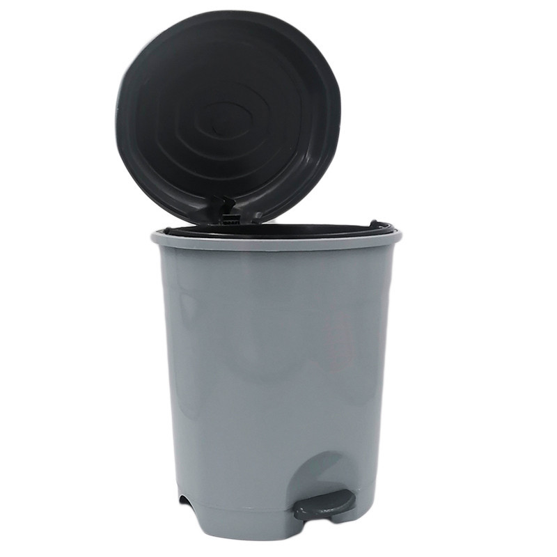Ведро для мусора с педалью Planet №4 22 л антрацитовое-серое Киев - изображение 7