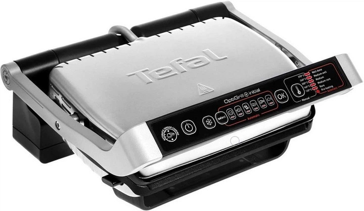 Электрогриль Tefal OptiGrill GC706D34 2000 Вт серебристый Київ - зображення 2