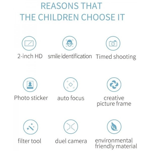 Epik Дитяча фотокамера D6 Pink (Код товару:35570) Харків - зображення 8