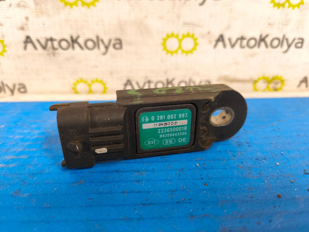 Датчик давления на впускном коллекторе Renault Scenic 1.5 / 1.9 dci 2003-2016 (0281002997) Ковель - изображение 3