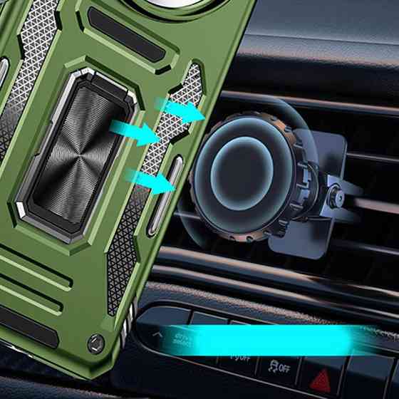 Ударопрочный чехол Camshield Army Ring для Xiaomi Redmi Note 14 Pro 4G/5G / Poco X7 Херсон