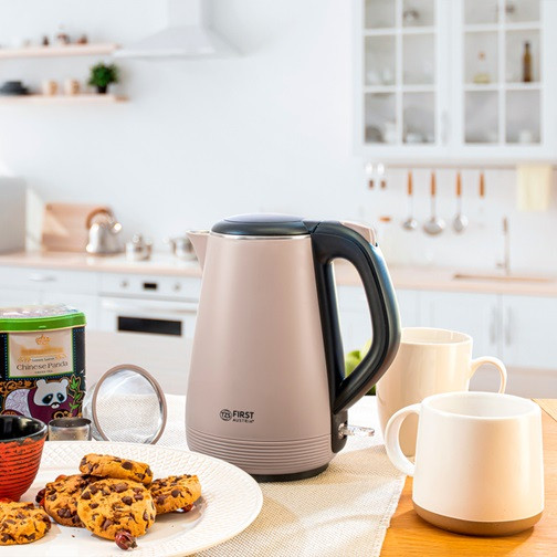 Електрочайник First FA-5407-4-CR 1 л кремовый Киев - изображение 1