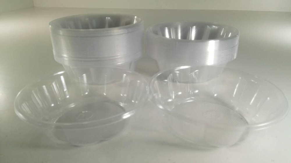 Тарелка одноразовая креманка прозрачная, 100 шт\пач Харьков - изображение 2