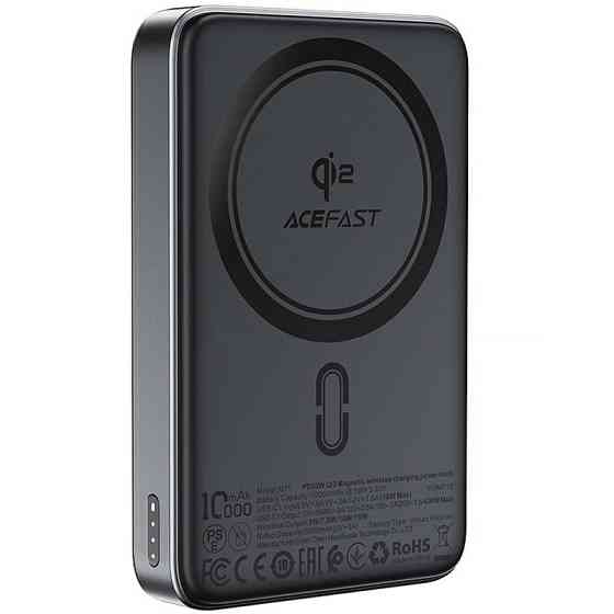 Портативное ЗУ Power Bank Acefast M11 30W Qi2 с БЗУ 10000 mAh Херсон