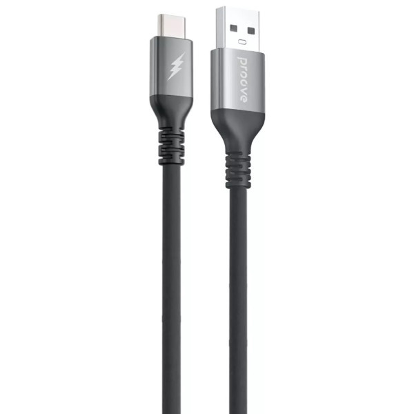 Кабель Proove ReGen Silicone USB to Type-C 3A 1m Black (CCRS12001102) (Код товару:40988) Харьков - изображение 1