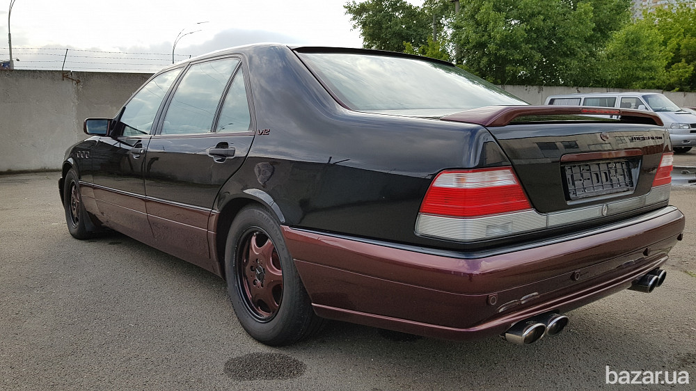 Продажа MERCEDES-BENZ S 600 V12 LANG (W140), 1998 г., 394000 км., черный, MAGNUM TUNING (Киев, Украи Київ - зображення 7