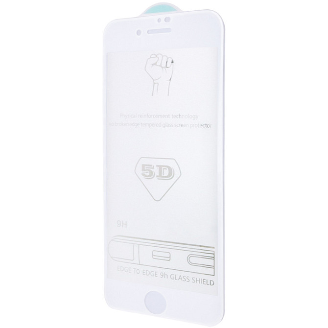 Защитное стекло 5D Hard (full glue) (тех.пак) для Apple iPhone 6/6s (4.7") Херсон - изображение 5