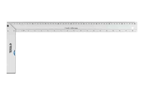 Угольник строительный алюминиевый MASTERTOOL 500 мм ручка Al с капсулой 0,5 мм/1м 30-4500 Харьков