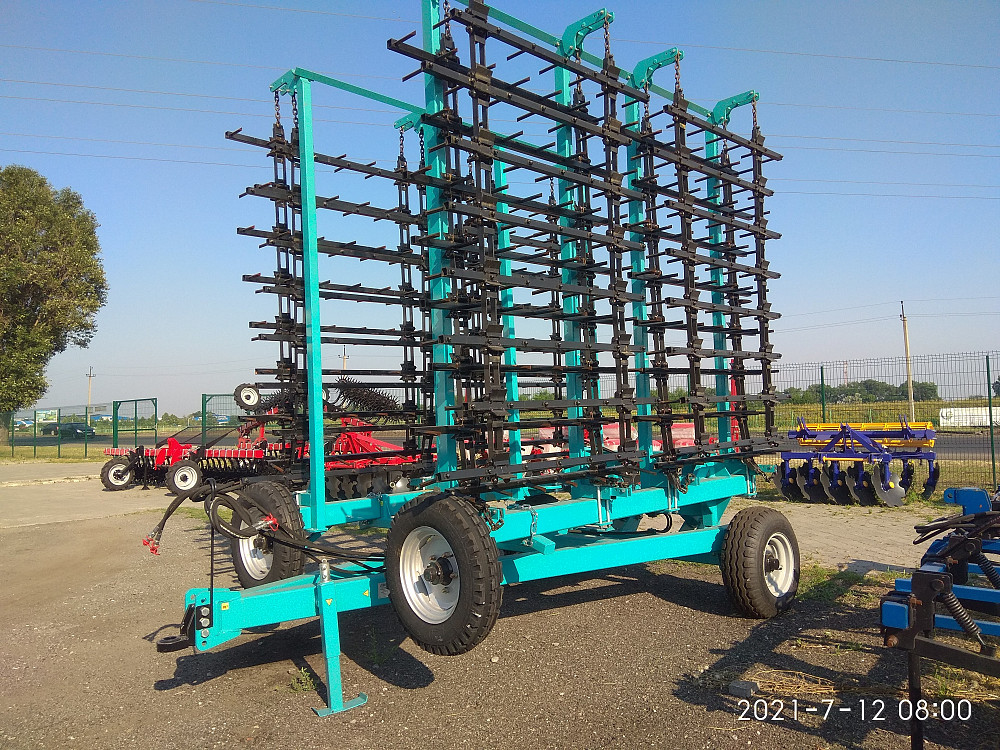 Борона зубная шлейфовая БЗШ-7 Дніпро - зображення 1