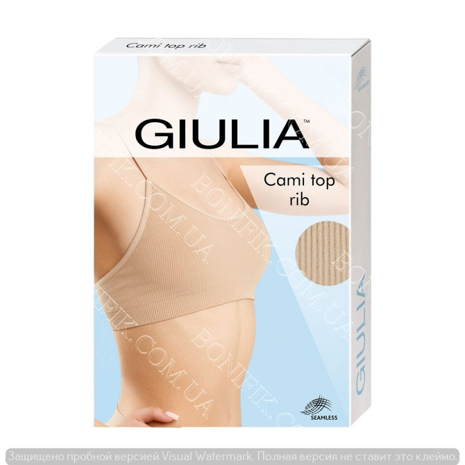 Бесшовный топ на тонкой бретели "Cami Top Rib" Кривий Ріг - зображення 1