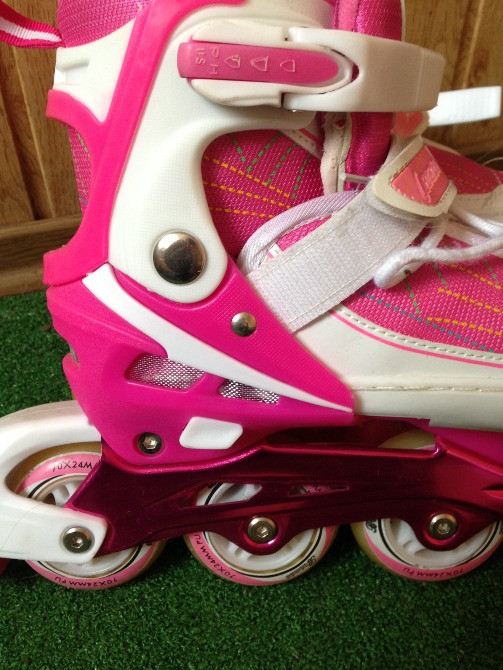 Дитячі ролики ковзани Роликовые коньки Caroman 35-38р M (20-22,5см) рожеві Київ - зображення 8