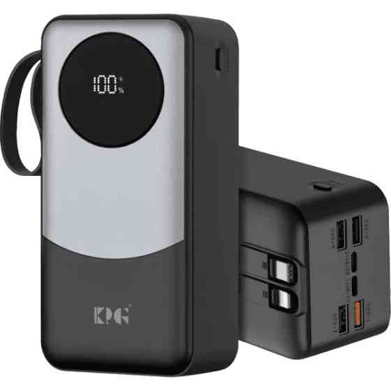 DM Power Bank King Power KPG-402X 40000mAh 22.5W LED Black Харків