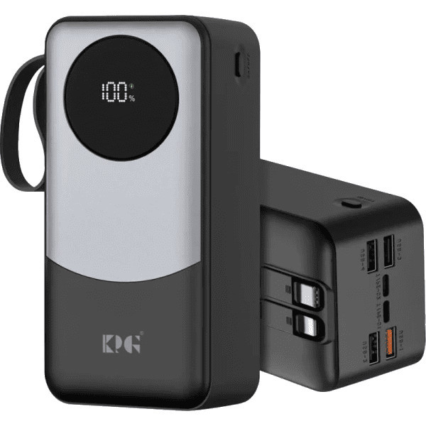 DM Power Bank King Power KPG-402X 40000mAh 22.5W LED Black Харків - зображення 1