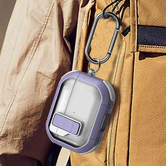 Футляр противоударный Locking Button для наушников Airpods Pro 2 / Pro Херсон