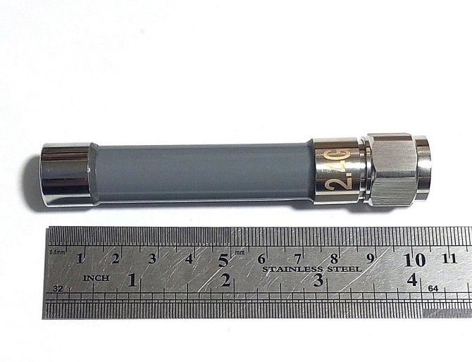 Антенна всенаправленная 2160-3840MHz 2dBi, до 50W, N-male шестигранный, 100х16 мм, водонепроницаемая Дніпро - зображення 6