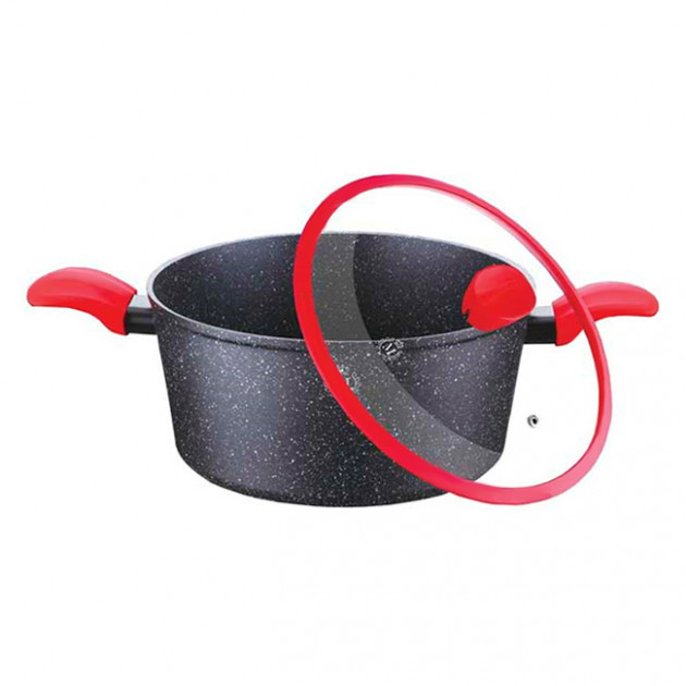 Каструля зі скляною кришкою Meisterklasse MK-1050-24 24 см 3.8 л Київ - зображення 1