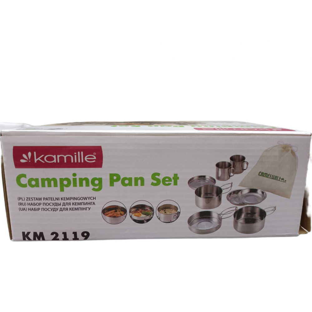 Набор посуды туристической Kamille 8 предметов KM-2119 Одесса - изображение 3