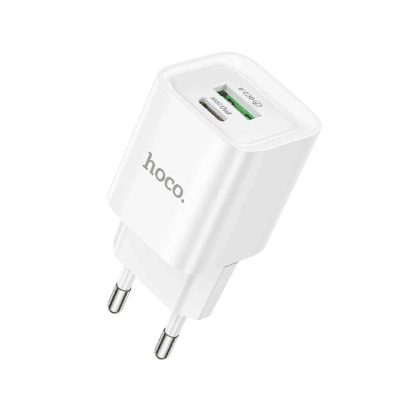 МЗП Hoco C147A Type-C PD20W+QC3.0 + cable Type-C White Харків - зображення 1