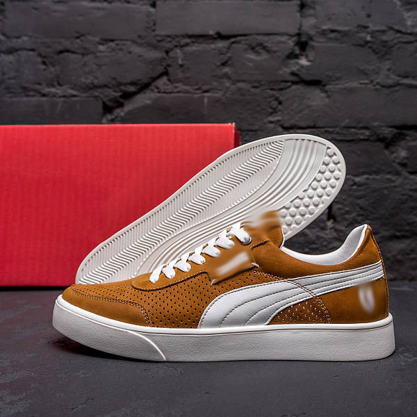 Чоловічі літні шкіряні кеди перфорація Киев - изображение 8