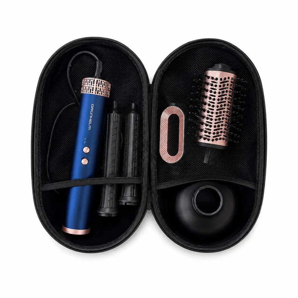 Фен-щетка Grunhelm GHD-816 1500 Вт синий Київ - зображення 5