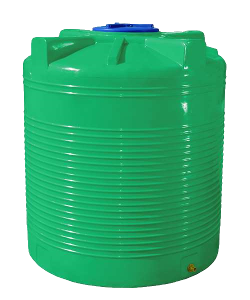Емкость 1000 л вертикальная двухслойная зеленого цвета Київ - зображення 2