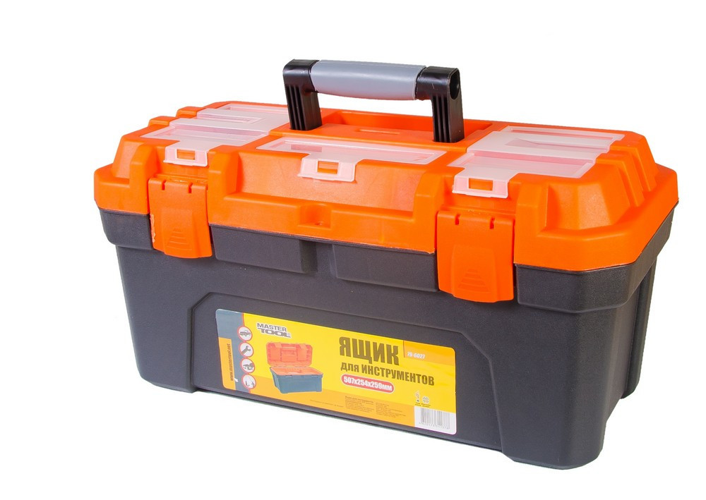 Ящик для инструментов MASTERTOOL с пластиковыми замками 20" 507х254х259 мм 79-6027 Харків - зображення 1