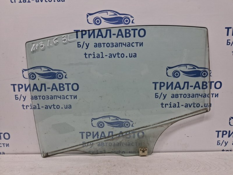 Стекло двери заднее левое Mazda 3 BK 1.6 БЕНЗИН Z6 2003 (б/у) Київ - зображення 1