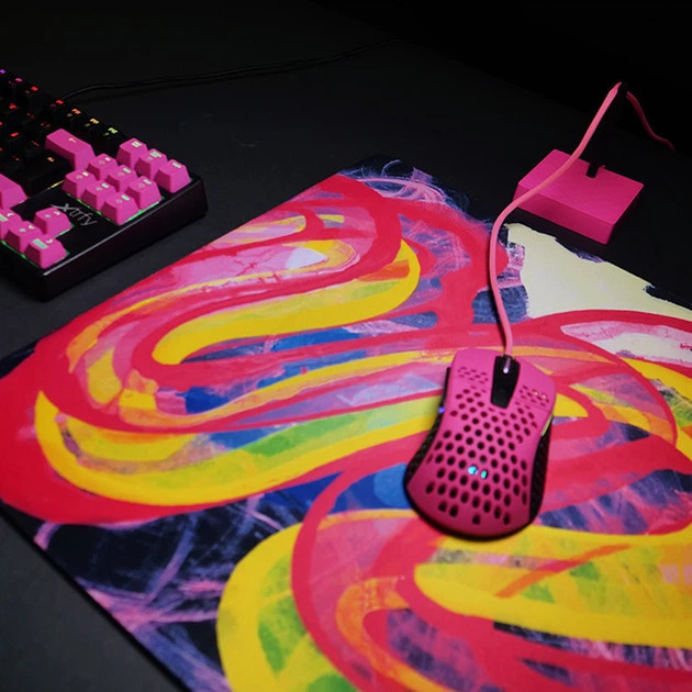 Игровая поверхность для мыши и клавиатуры Xtrfy GP4 L Street Pink XG-GP4-L-PINK 46х40 см Київ - зображення 10